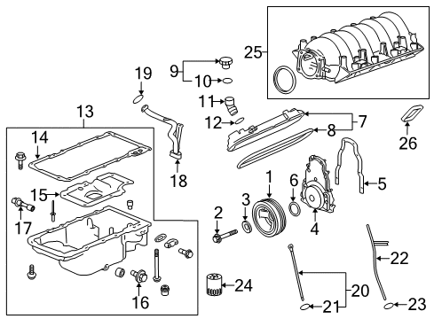 2014 Chevy Caprice Senders Diagram 1 - Thumbnail