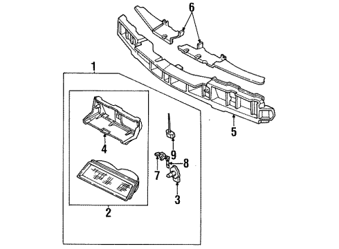 1991 Pontiac Grand Prix Bulbs Diagram