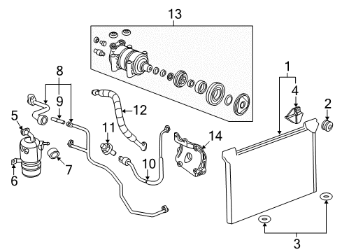 2007 Chevy Avalanche Air Conditioner Diagram 1 - Thumbnail