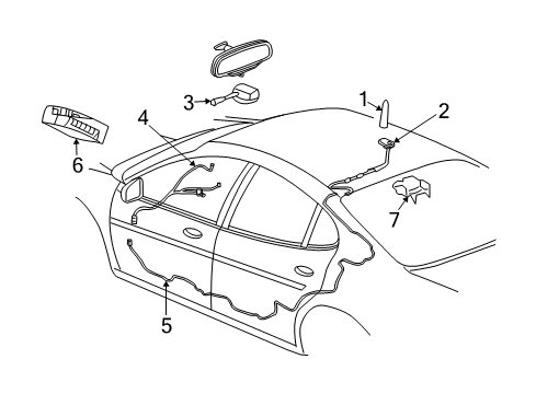 2008 Buick LaCrosse Navigation System Diagram