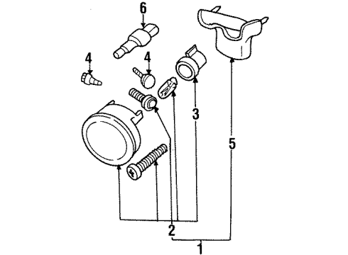 2003 Pontiac Grand Prix Bulbs Diagram