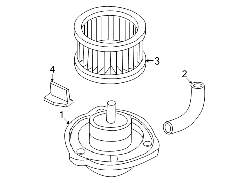 1997 Buick Century Blower Motor & Fan, Air Condition Diagram