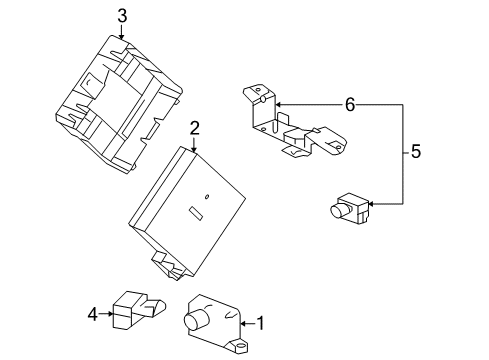 2012 Buick LaCrosse Traction Control Components, Brakes Diagram