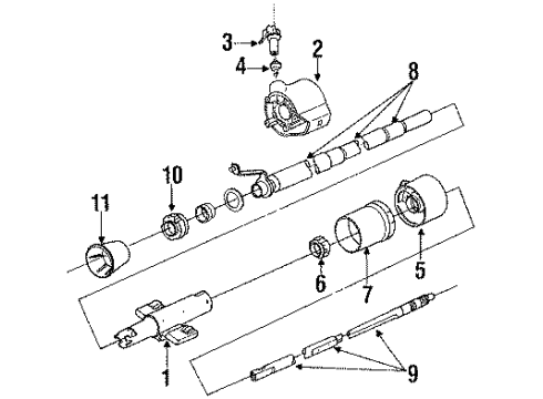 1996 Chevy Lumina APV Ignition Lock, Electrical Diagram 2 - Thumbnail