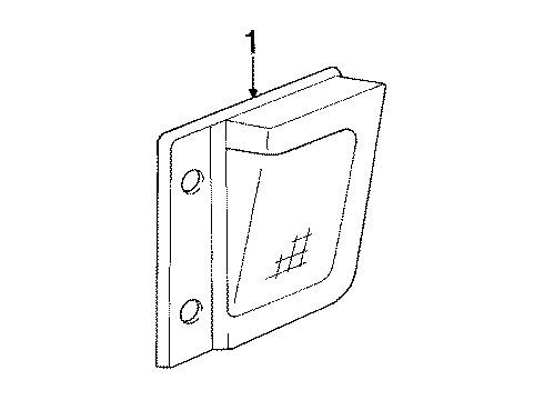 1991 Pontiac Trans Sport Backup Lamps Diagram