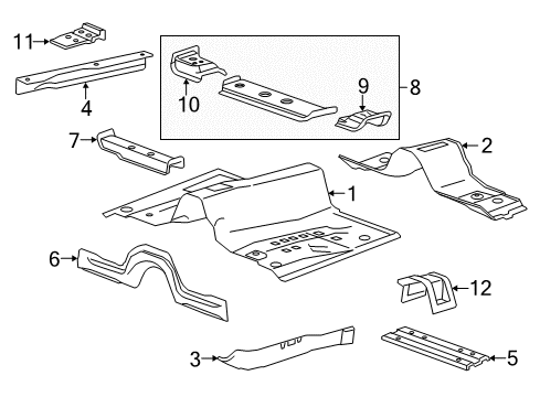 2012 Chevy Camaro Floor Diagram