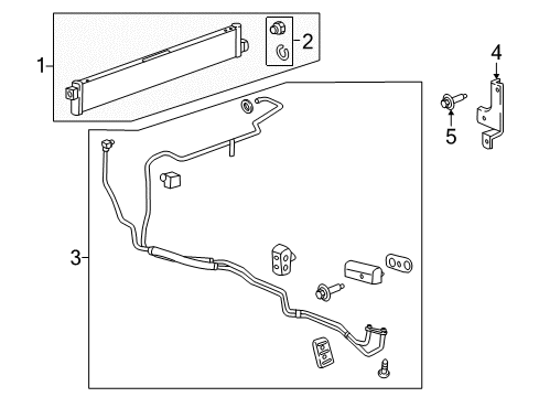 2018 Cadillac CT6 Trans Oil Cooler Diagram