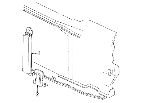 1989 Chevy C1500 Oil Cooler  Diagram 2 - Thumbnail