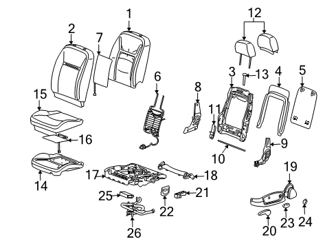 2008 Chevy Impala Heated Seats Diagram 1 - Thumbnail