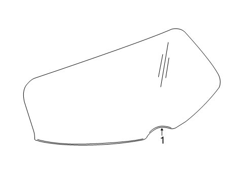 2021 Chevy Equinox Glass - Lift Gate Diagram