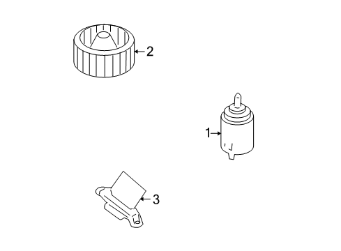 2007 Saturn Aura Blower Motor & Fan, Air Condition Diagram 1 - Thumbnail