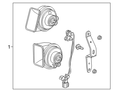 2015 GMC Sierra 1500 Horn Diagram