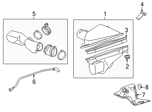 2015 Cadillac ATS Air Intake Diagram 4 - Thumbnail