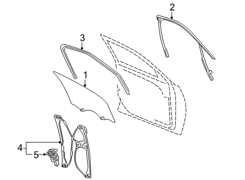 2006 Buick LaCrosse Front Door Diagram 1 - Thumbnail