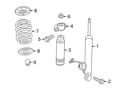 2014 Cadillac ELR Shocks & Components - Rear Diagram