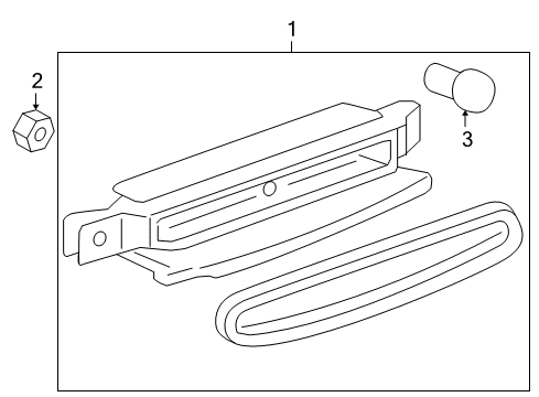 2010 Pontiac G6 High Mount Lamps Diagram