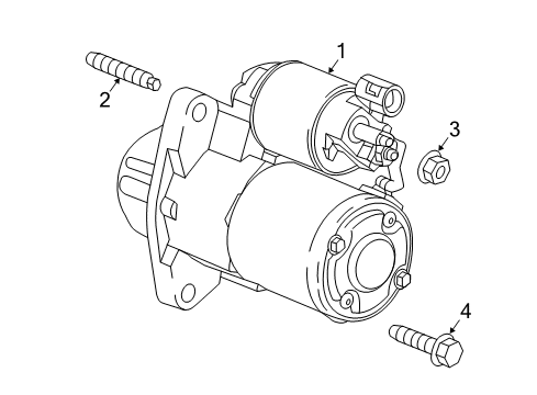 2020 Chevy Spark Starter, Electrical Diagram