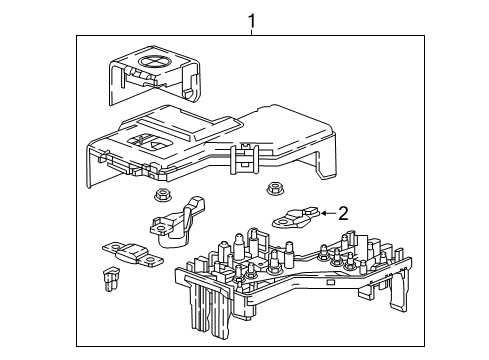 2023 GMC Acadia Fuse & Relay Diagram