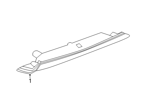 2018 Chevy Cruze High Mount Lamps Diagram 1 - Thumbnail