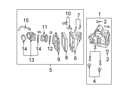 2005 Pontiac Grand Prix Air Intake Diagram