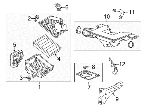 2014 GMC Sierra 1500 Air Intake Diagram 2 - Thumbnail