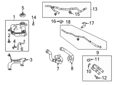 2022 Cadillac CT4 Heater Core & Control Valve Diagram 3 - Thumbnail