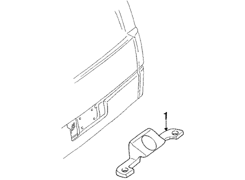 1996 Oldsmobile Silhouette License Lamps Diagram