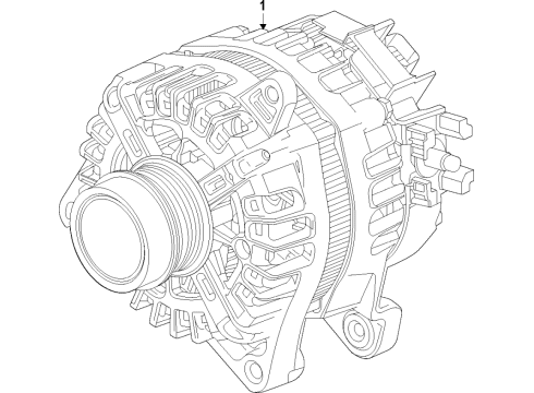 2022 Chevy Trailblazer Alternator Diagram 1 - Thumbnail