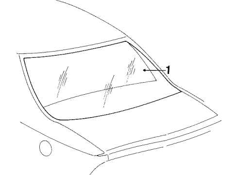 1987 Chevy Beretta Back Glass Diagram