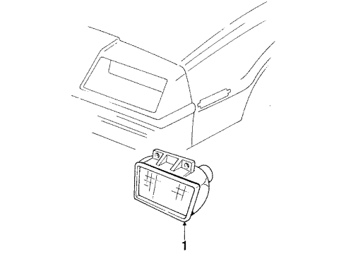 1986 Buick Skyhawk Park Lamps Diagram 1 - Thumbnail