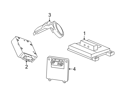 2008 Saturn Vue Anti-Theft Components Diagram 1 - Thumbnail