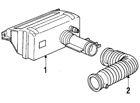 1985 Pontiac Grand Am Air Intake Diagram 2 - Thumbnail