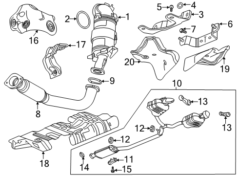 2022 GMC Acadia Turbocharger Diagram 3 - Thumbnail