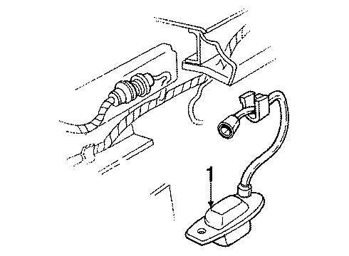 1989 GMC Jimmy License Lamps Diagram