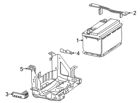 2022 Cadillac Escalade ESV Battery Diagram