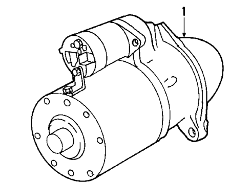 2010 Cadillac DTS Starter Diagram