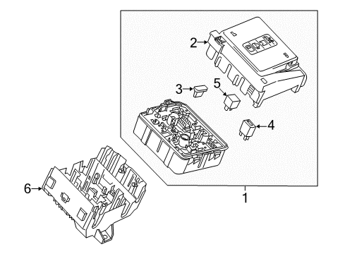 2021 Cadillac XT5 Fuse & Relay Diagram 1 - Thumbnail