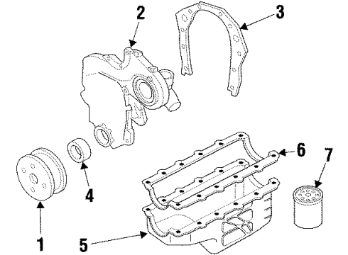 1987 Chevy Beretta Engine Parts Diagram