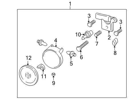 2003 Pontiac Bonneville Fog Lamps Diagram