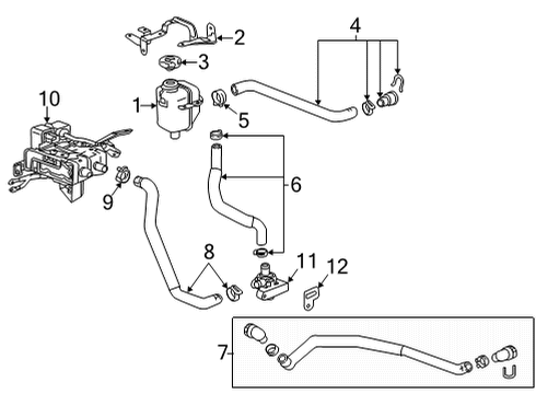 2022 Chevy Bolt EUV Radiator & Components Diagram 3 - Thumbnail