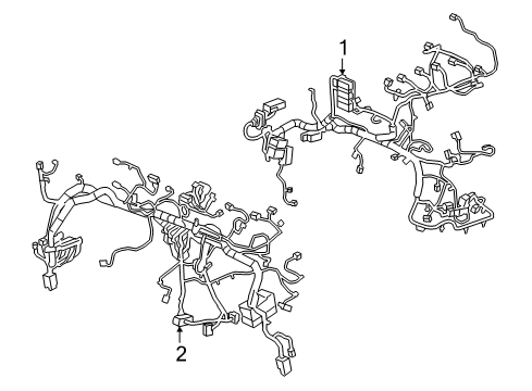 2022 GMC Terrain HARNESS ASM-ENG WRG Diagram for 84939145