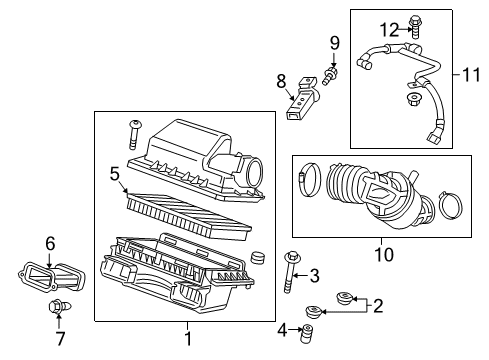 2018 Cadillac CT6 Filters Diagram 1 - Thumbnail