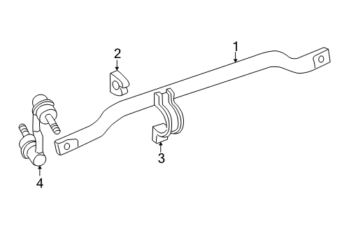 2004 Chevy Corvette Rear Suspension Components, Lower Control Arm, Upper Control Arm, Ride Control, Stabilizer Bar Diagram