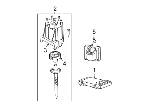 1995 Chevy K3500 Distributor Diagram