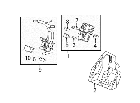 2005 Chevy Corvette Convertible Top Diagram 2 - Thumbnail