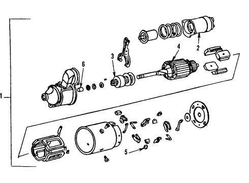 1987 Pontiac Firebird Starter Diagram