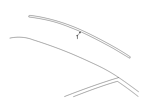 2007 Chevy Monte Carlo Exterior Trim - Roof Diagram