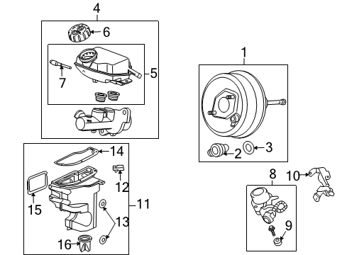 2006 Pontiac Solstice Hydraulic System, Brakes Diagram