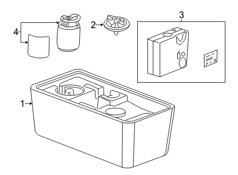 2015 Chevy Sonic Interior Trim - Rear Body Diagram 2 - Thumbnail