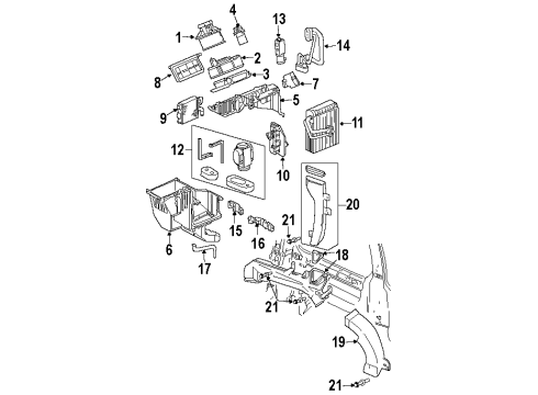 2004 Oldsmobile Silhouette Air Conditioner Diagram